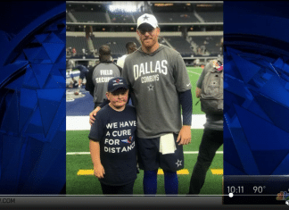 dallas cowboys cooper rush with gavin miller kid