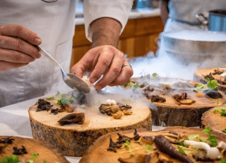 chef preparing meal dallas