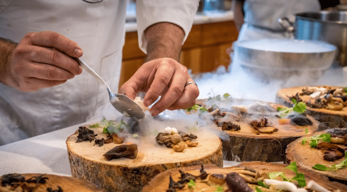 chef preparing meal dallas