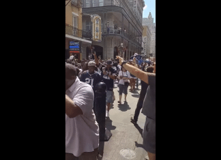 cowboys fans new orleans parade 2019