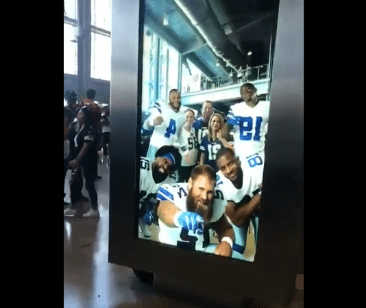 dallas cowboys ar photobooth