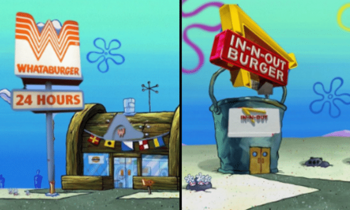 whataburger krusty krab in-n-out chum bucket meme