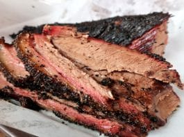 sliced brisket
