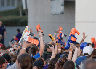 worlds largest nerf gun battle arlington, tx