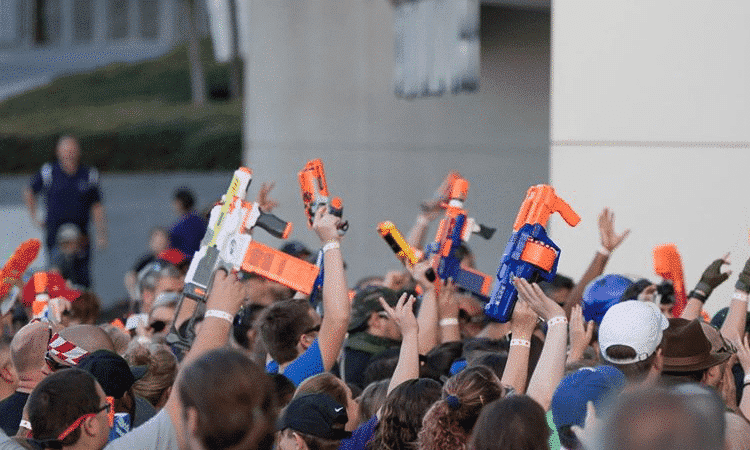 Nerf gun battles near sales me