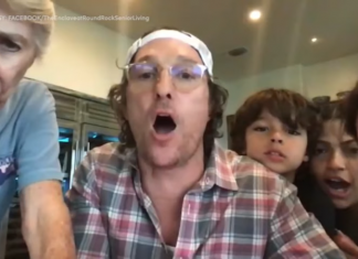 matthew mcconaughey with family