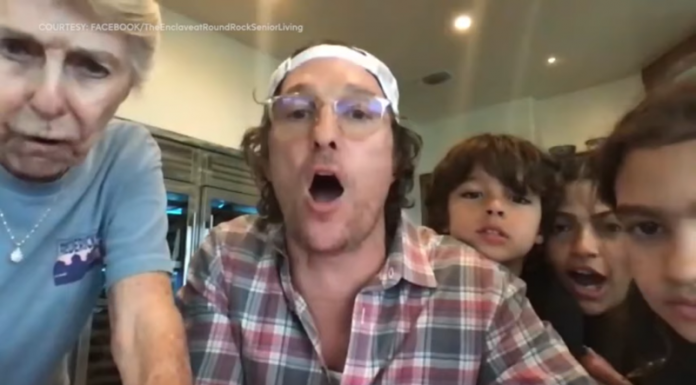 matthew mcconaughey with family