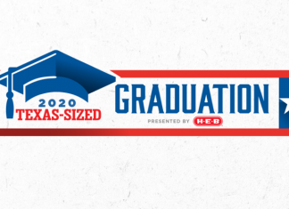 h-e-b texas-sized graduation event graphic