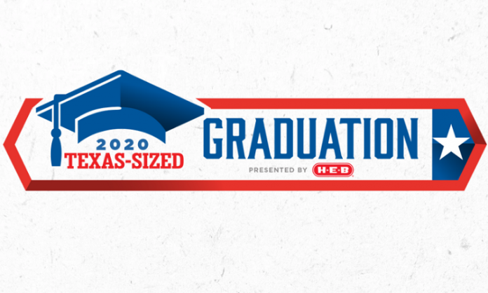 h-e-b texas-sized graduation event graphic