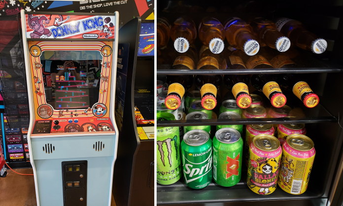 diesel barbershop dallas donkey kong and free beer selection