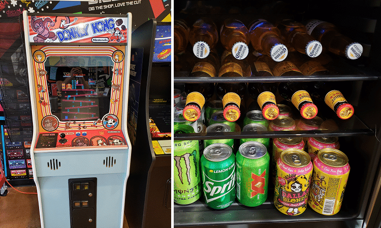 Barbershop with craft beer, vintage video games is ready to give you a hot  towel shave