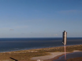 spacex starship test launch in boca chica, tx august 2020