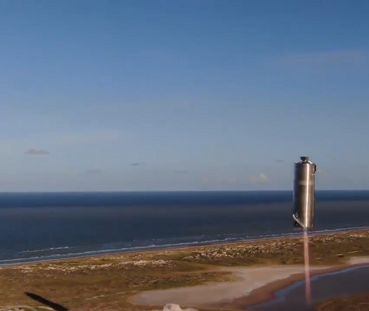spacex starship test launch in boca chica, tx august 2020