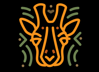 dallas zoo giraffe logo