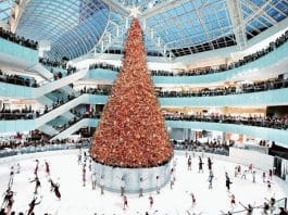 galleria dallas christmas tree tallest indoor christmas tree in the usa