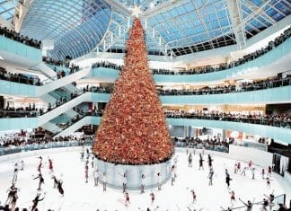 galleria dallas christmas tree tallest indoor christmas tree in the usa