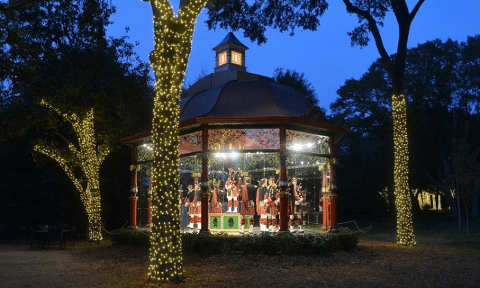 dallas arboretum 12 days of christmas at night event