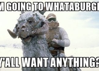 im going to whataburger y'all want anything hoth meme