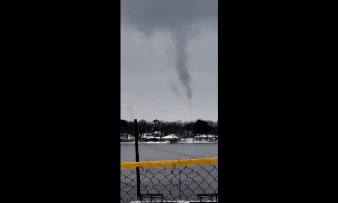 texas snownado at cedar creek lake 2021