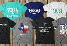 collection of texas is life t-shirts