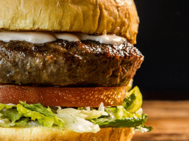 becks prime burger closeup