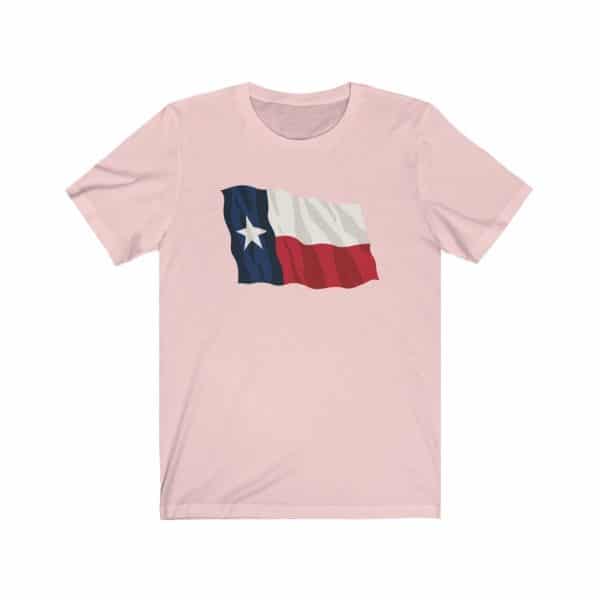 waving texas flag t-shirt