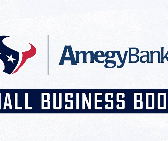 houston texans amegy bank small business boost logo