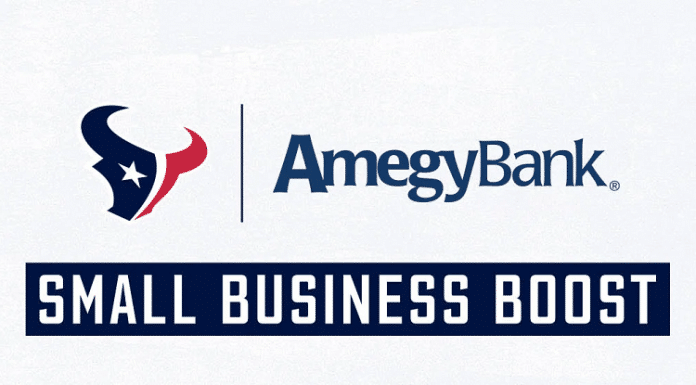 houston texans amegy bank small business boost logo