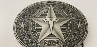 don't mess with tesla belt buckle