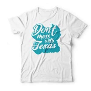 don't mess with texas retro t-shirt