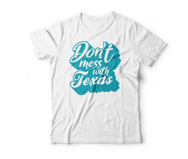 don't mess with texas retro t-shirt