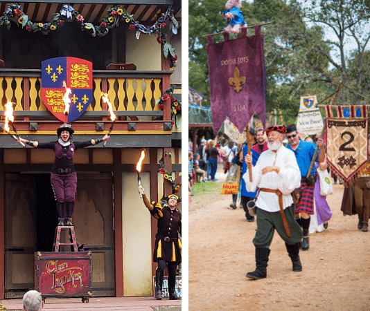 Texas renaissance festival collage featured photo 2021