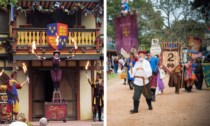 Texas renaissance festival collage featured photo 2021