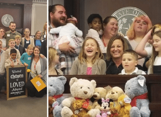 children adopted in court in Tarrant County