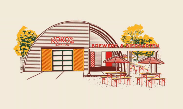 koko's bavarian brewery & biergarten concept art