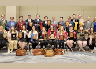 Texas Tech meat judging contest team