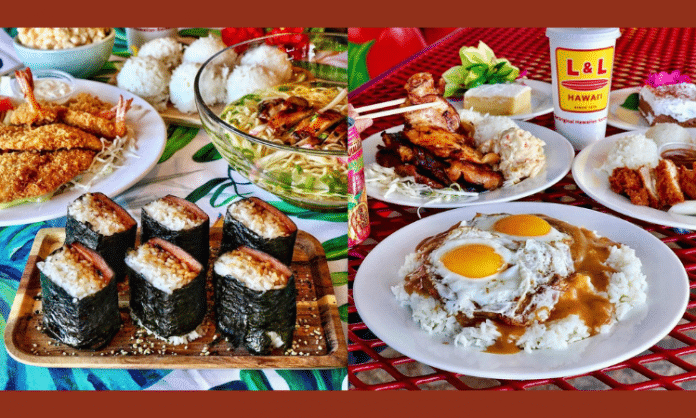 authentic Hawaiian cuisine from L&L Hawaiian Barbeque