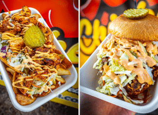 tex' hot chicken food truck hot chicken plate and chicken sandwich