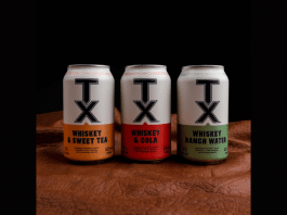 TX Whiskey canned cocktails