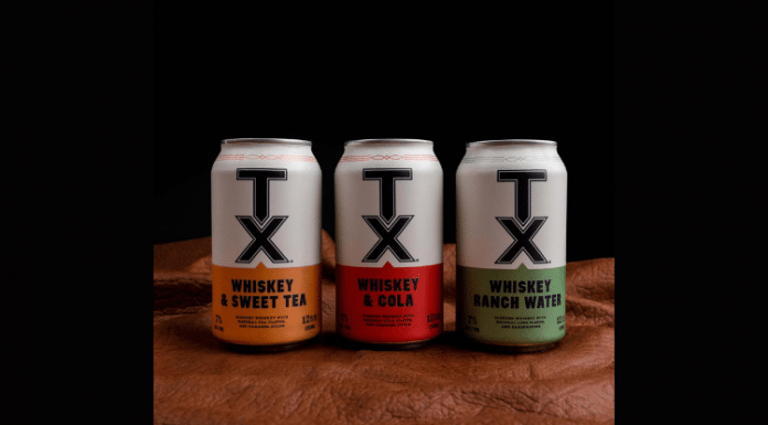 TX Whiskey canned cocktails