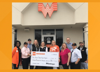 whataburger donation to east texas food bank