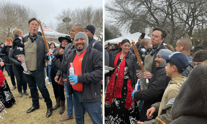 elon musk at charro days 2022 in brownsville texas