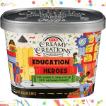 H-E-B cream creations ice cream limited-edition flavor "Education Heroes"