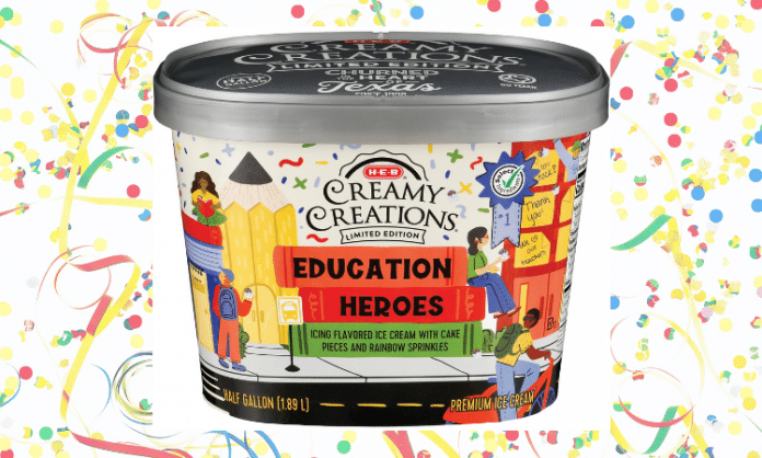 H-E-B cream creations ice cream limited-edition flavor 