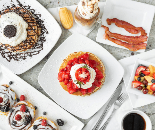 spread of brunch food from Fairview Farmers in Fairview, TX