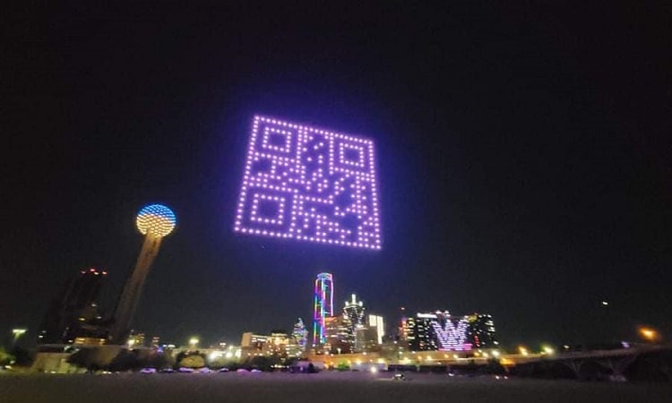 Someone Just Rick Rolled the Entire City of Dallas With a Massive Floating  QR Code - Texas is Life