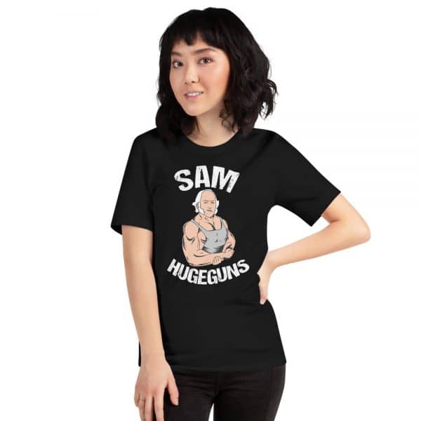 sam hugeguns texas shirt designon asian female