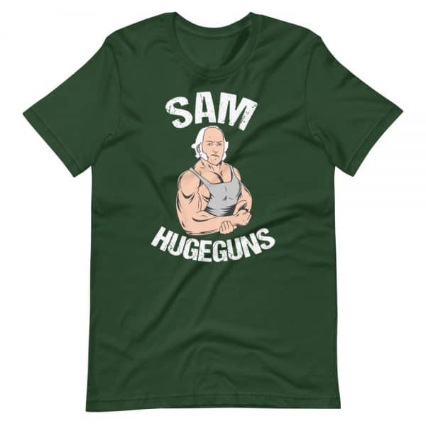 sam hugeguns texas shirt design