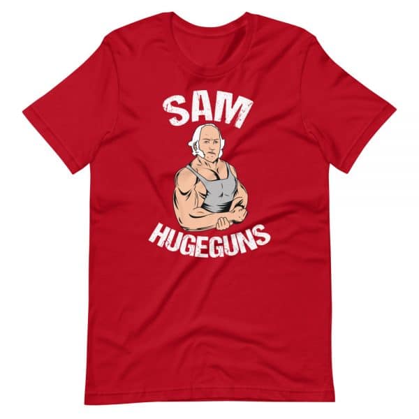 sam hugeguns texas shirt design