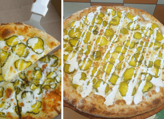 dill pickle pizza in fort worth